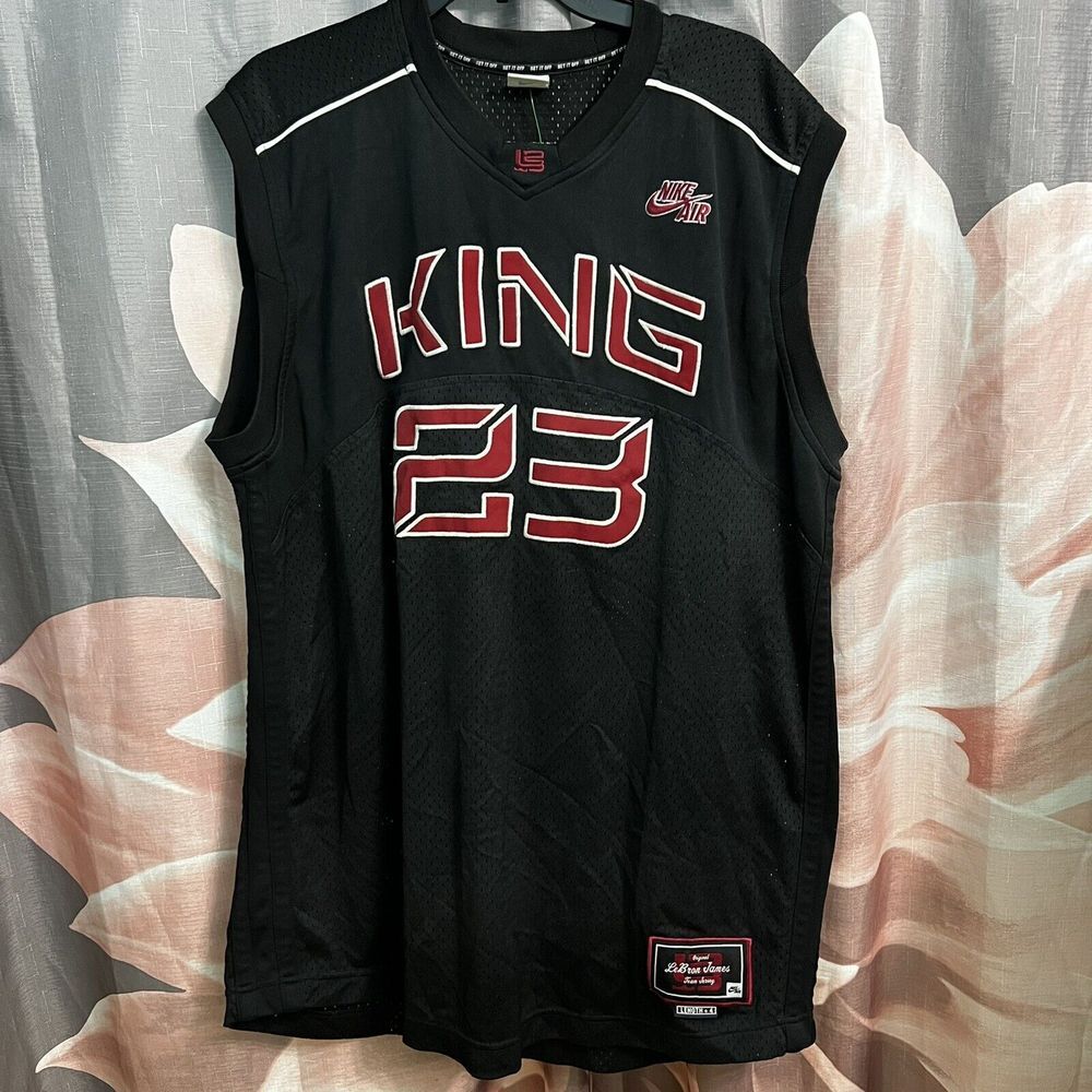 Vintage Nike Air King Lebron James men's sewn basketball jersey XL +4 Length Y2K - Picture 1 of 5